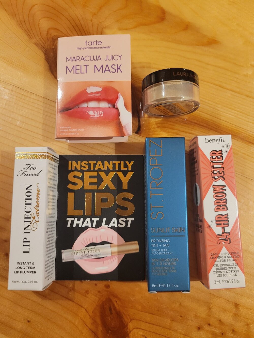Tarte, Toofaced, St Tropez, Laura Mercier Benefit Sample Bundle